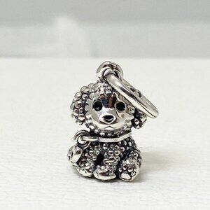Pandora Sterling Silver Poodle Puppy Dog Charm